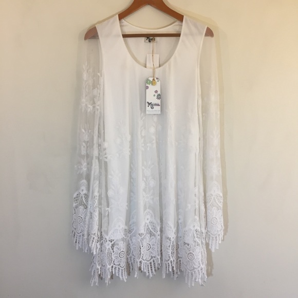 Show Me Your MuMu Fannie Flow Lace Boho Dress - Picture 3 of 8